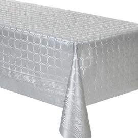 Rouleau de nappe damassé Argent