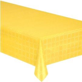 Rouleau de nappe damassé Jaune