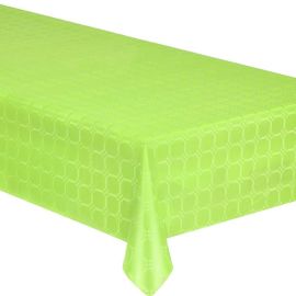 Rouleau de nappe damassé Vert anis