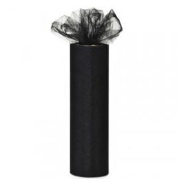 Rouleau de tulle 30cm Noir