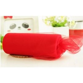 Rouleau de tulle 30cm Rouge