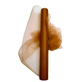 Rouleau de tulle Chocolat 50cm x 10mètres