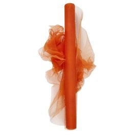 Rouleau de tulle Orange 50cm x 9 mètres