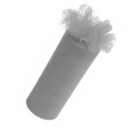 Rouleau de tulle pas cher 15cm Gris