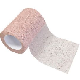 Rouleau de tulle pailleté Rose gold 8cm