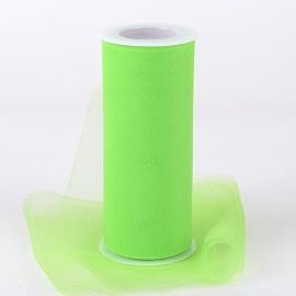 Rouleau de tulle pas cher 15cm Vert anis