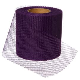 Rouleau de tulle Violet 8 cm x 20 m