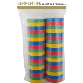 Rouleaux de serpentins - 4 m - lot de 2