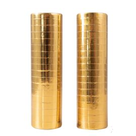 Rouleaux de serpentins - or - lot de 2
