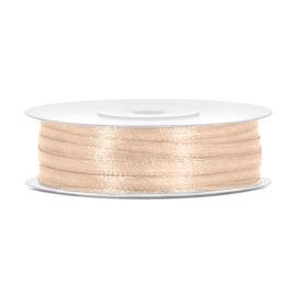 Ruban de satin 3mm Ivoire