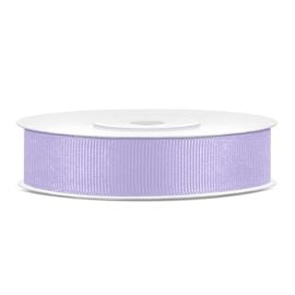 Ruban en bobine gros grain Parme 15 mm