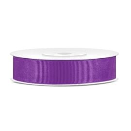 Ruban en bobine gros grain Violet 15 mm