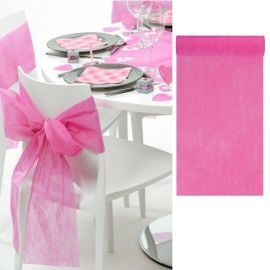 Ruban tissu intissé 100 mètres Fuchsia