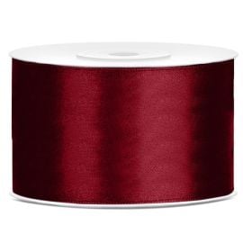 Ruban mariage satin Bordeaux