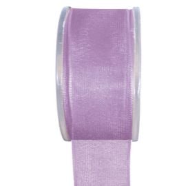 Ruban Organza 40mm Parme