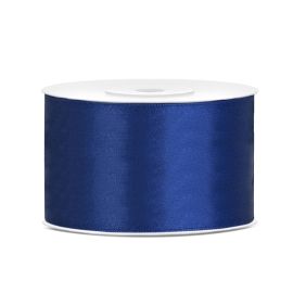 Ruban satin 38mm Bleu Marine