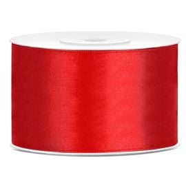 Ruban satin 38mm Rouge