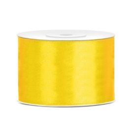 Ruban satin 50mm Jaune 