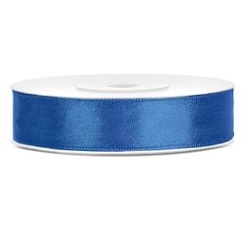 Ruban satin 12mm Bleu Roi