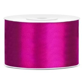 Ruban satin large Fuchsia 38mm 