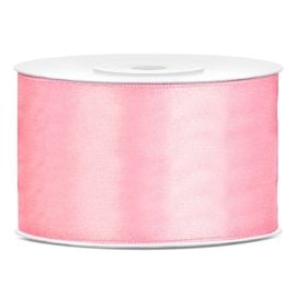 Ruban satin large Rose 38mm