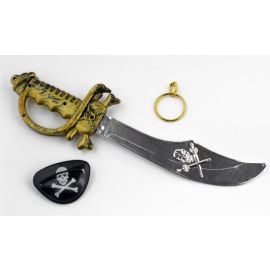 sabre - pirate enfant - bandeau yeux et boucle