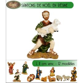 Santon de noel pas cher Assortis 11cm