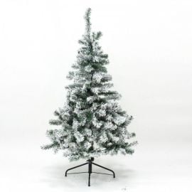 Sapin Artificiel de Noel Floqué Vert Neige 120 cm