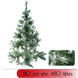 Sapin Artificiel pas cher Vert Neige 180 cm