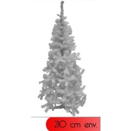 Sapin de Noel Artificiel Argent Irisé 210cm