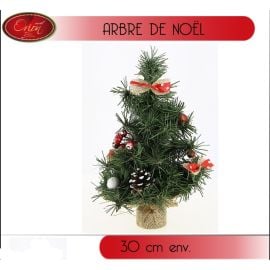 Sapin de noel de table Décoré pas cher