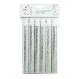 Sarbacanes Sécurité Argent x6pcs
