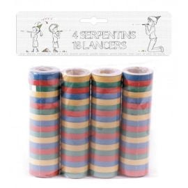 Serpentins Multicolore x4pcs