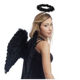 Serre-tête auréole d'ange - noir