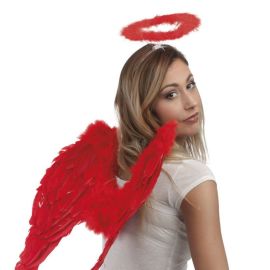 Serre-tête auréole d'ange - rouge