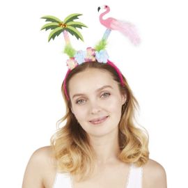 Serre-tête des îles flamant rose et palmier