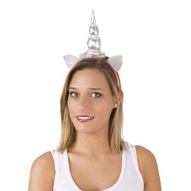 Serre-tête licorne - argent, multicolore