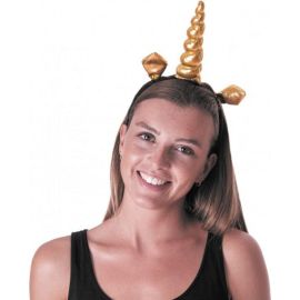 Serre Tête Licorne Dorée