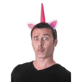 Serre Tête Licorne Rose