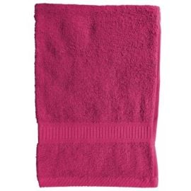 Serviette de Toilette pas cher Fuchsia 50x90 cm 100 % coton 