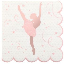 Serviette en papier Ballerine