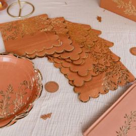 Serviette en papier Jolis Brins TerraCotta