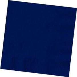 Serviette en papier bleu marine pour deco de table