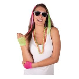 Set années 80 - fluo face - adulte