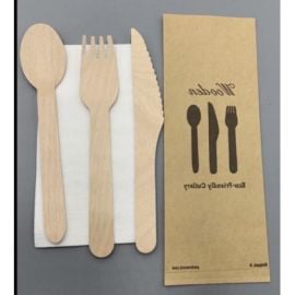 Set Couvert en Bambou Naturel