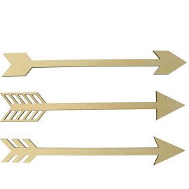 Set de 3 Fleches en bois a décorer