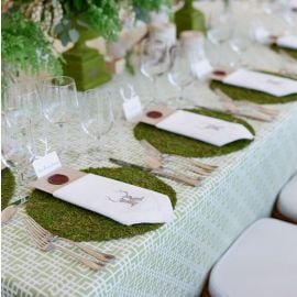 Set de table mariage Vegetal 35cm