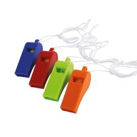 Sifflets - couleurs aléatoires - lot de 4