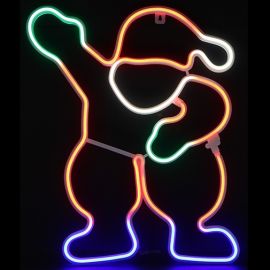 Silhouette lumineuse Néon Pere Noel 300 LED