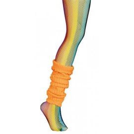 surbottes - tricotées - fluo orange